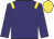 purple, gold epaulettes and cap