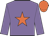 Mauve, orange star, orange cap