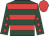 Dark green & red hoops, red stars on sleeves, red cap