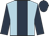 Light blue, dark blue panel & sleeves, dark blue cap