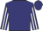 Navy blue, white stripes on sleeves