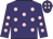 purple, pink spots