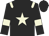 black, beige star and epaulettes, beige armbands