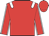 Red body, white epaulettes, red arms, white seams, red cap