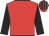 red, black sleeves, red cap, black stripes