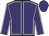 purple, white seams