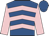 Royal blue & pink chevrons, pink sleeves, royal blue cap
