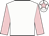 White, pink sleeves, white cap, pink star