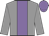 Grey, mauve stripe and cap