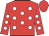 Red, white spots, Red cap
