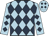 light blue and dark blue diamonds