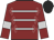 Maroon, silver braid, maroon sleeves, silver armlets, black cap