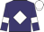 Purple, white diamond, armlets and cap