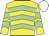 Yellow & light green chevrons, white cap