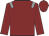 Maroon, grey epaulets