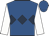 Royal blue, dark blue triple diamond, white sleeves