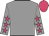 Grey body, grey arms, rose stars, rose cap