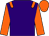 Purple, orange epaulettes & sleeves, orange cap