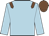 light blue, chocolate epaulets and cap