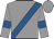 Grey, royal blue sash, armlets