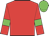 Red body, red arms, green armlets, green cap