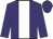 Purple, white stripe