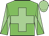 green, light green cross, light green sleeves with green diabolo, light green cap