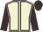 Beige body, brown seams, brown arms, brown cap