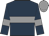 Dark Blue, grey hoop, armlets and cap