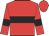 red, black hoop, black armbands