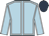 light blue, white seams, dark blue cap