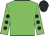 Green body, green arms, black spots, black cap
