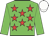 Big-green body, red stars, big-green arms, white cap