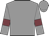 Grey body, grey arms, garnet armlets, grey cap