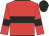 Red body, black hoop, red arms, black armlets, black cap