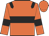 orange, black hoop and epaulettes, black armbands