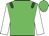 Lime green, dark green epaulettes, white sleeves, lime green cap