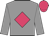 Grey body, rose diamond, grey arms, rose cap