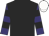 Black body, purple arms, black hooped, white cap