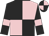 Black and pink (quartered), black sleeves, pink armlets