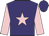 Purple, pink star & sleeves, purple cap