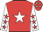 Red, white star, white sleeves, red stars, red cap, white stars