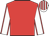 Red, white sleeves, red seams, white & red striped cap
