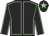 Black, light green seams, light green star on cap