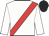 White,Red sash, Black cap