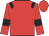 red, black epaulettes and armbands