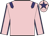 Pink, purple epaulettes, purple seams on sleeves, purple star on cap