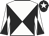 Black & white diabolo, white star on cap