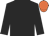 Black, orange cap