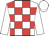 White and red check, White sleeves and cap
